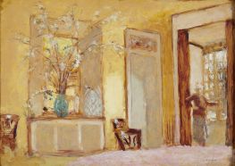 Woman in an Interior (Madame Hessel at Les Clayes), 1935 by Vuillard | Painting Reproduction