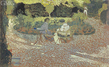 In the Garden, c.1898 | Vuillard | Painting Reproduction