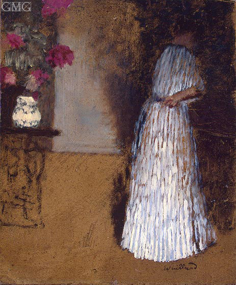 Young Woman in a Room, c.1892/93 | Vuillard | Painting Reproduction