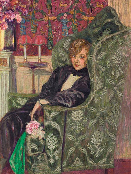 Yvonne Printemps in the Armchair, 1921 | Vuillard | Painting Reproduction