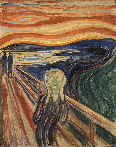 The Scream, 1910 | Edvard Munch | Gemälde Reproduktion