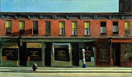 Early Sunday Morning, 1930 | Hopper | Gemälde Reproduktion