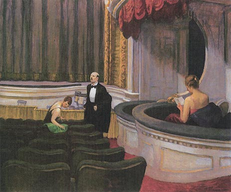 Two on the Aisle, 1927 | Hopper | Gemälde Reproduktion