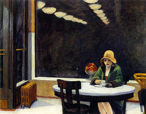 Automat, 1927 | Hopper | Gemälde Reproduktion