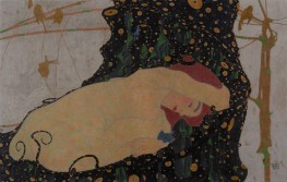 Danaë, 1909 by Schiele | Painting Reproduction