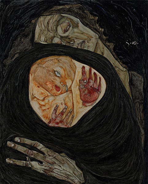 Tote Mutter I, 1910 | Schiele | Gemälde Reproduktion