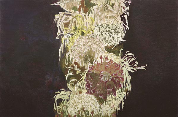 Chrysanthemen, 1910 | Schiele | Gemälde Reproduktion
