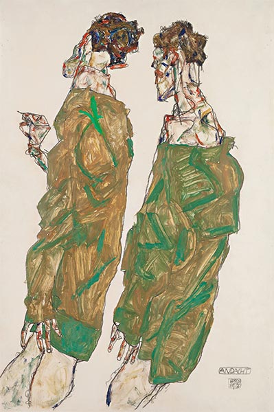 Hingabe | Schiele | Gemälde Reproduktion