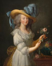 Marie-Antoinette en Chemise | Elisabeth-Louise Vigee Le Brun | Gemälde Reproduktion