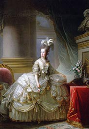 Marie Antoinette, Archduchess, Queen of France, 1778 von Elisabeth-Louise Vigee Le Brun | Gemälde-Reproduktion