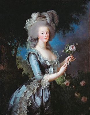 Marie Antoinette with a Rose | Elisabeth-Louise Vigee Le Brun