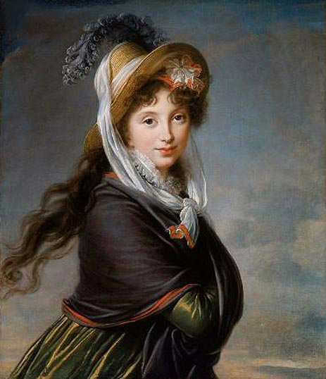 Portrait of a Young Woman (Countess Worontzoff) | Elisabeth-Louise Vigee Le Brun | Painting Reproduction