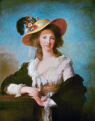 Portrait of Yolande de Polastron, Duchess of ... | Elisabeth-Louise Vigee Le Brun | Painting Reproduction