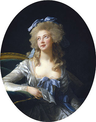 Madame Grand (Catherine Noele Worlee), Later Madame Talleyrand-Perigord, Princesse de Benevent, 1783 | Elisabeth-Louise Vigee Le Brun | Painting Reproduction