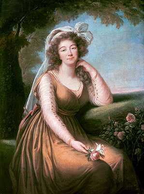 Gräfin du Barry mit einer Rose, 1778 | Elisabeth-Louise Vigee Le Brun