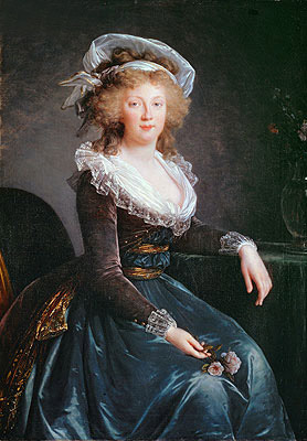 Maria Theresa of Bourbon, undated | Elisabeth-Louise Vigee Le Brun | Painting Reproduction