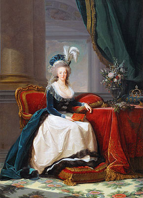 Queen Marie-Antoinette, 1788 | Elisabeth-Louise Vigee Le Brun | Painting Reproduction