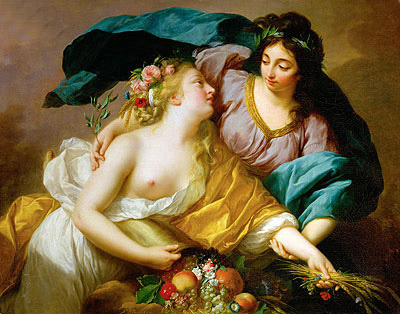 Peace Leads Abundance | Elisabeth-Louise Vigee Le Brun | Painting Reproduction