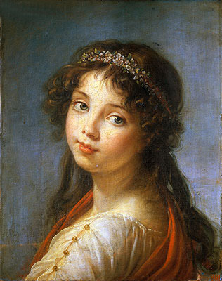 Portrait of the Artist's Daughter, n.d. | Elisabeth-Louise Vigee Le Brun | Gemälde Reproduktion