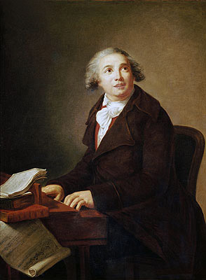 Portrait of Giovanni Paisiello, a.1791 | Elisabeth-Louise Vigee Le Brun | Gemälde Reproduktion