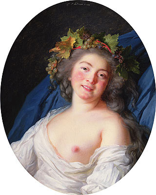 Bacchantin, 1785 | Elisabeth-Louise Vigee Le Brun