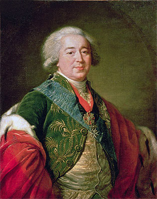 Portrait of Prince Alexander Borisovich Kurakin, 1797 | Elisabeth-Louise Vigee Le Brun | Gemälde Reproduktion