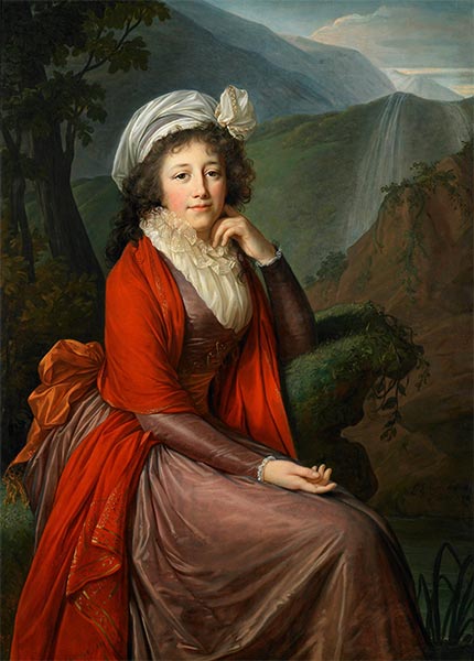 Portrait of Countess Maria Theresia Bucquoi, 1793 | Elisabeth-Louise Vigee Le Brun | Gemälde Reproduktion