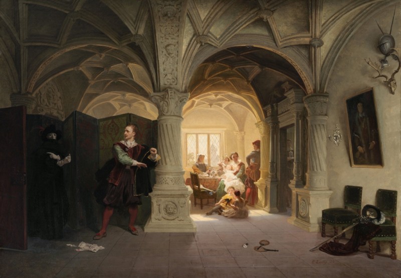 Leutze | Die Vorladung, 1856 Die Vorladung, 1856 | Leutze