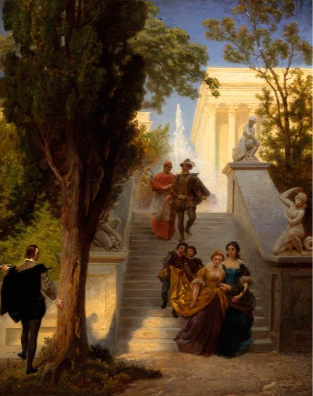 Leutze | Tasso und Leonore, 1859 Tasso und Leonore, 1859 | Leutze