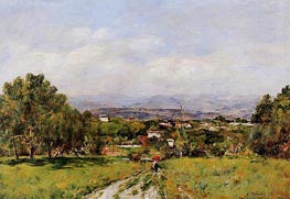 Near Antibes, 1893 by Eugene Boudin | Painting Reproduction