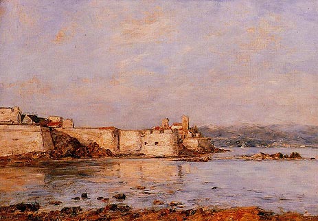 The Harbor of Antibes, undated | Eugene Boudin | Gemälde Reproduktion