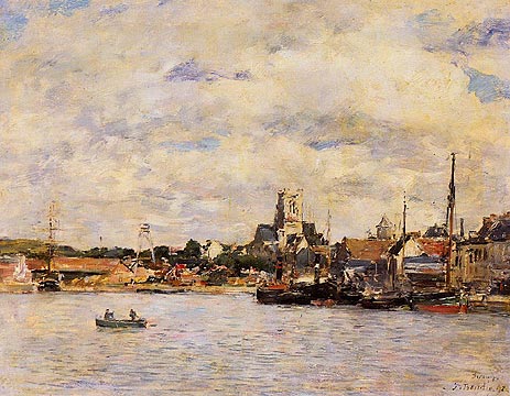 Fecamp, The Port, 1892 | Eugene Boudin | Painting Reproduction
