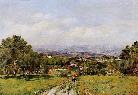 Near Antibes, 1893 | Eugene Boudin | Painting Reproduction