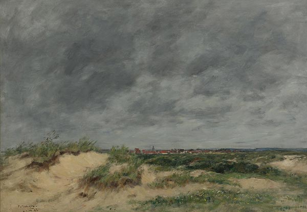 The Berck Dunes, 1886 | Eugene Boudin | Painting Reproduction