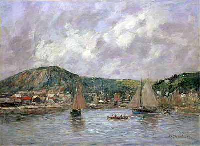 Cherbourg, 1883 | Eugene Boudin | Painting Reproduction