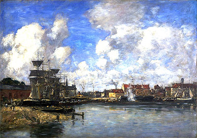Dunkirk, 1889 | Eugene Boudin | Painting Reproduction