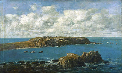 Camaret, Le Toulinguet, c.1871/73 | Eugene Boudin | Gemälde Reproduktion
