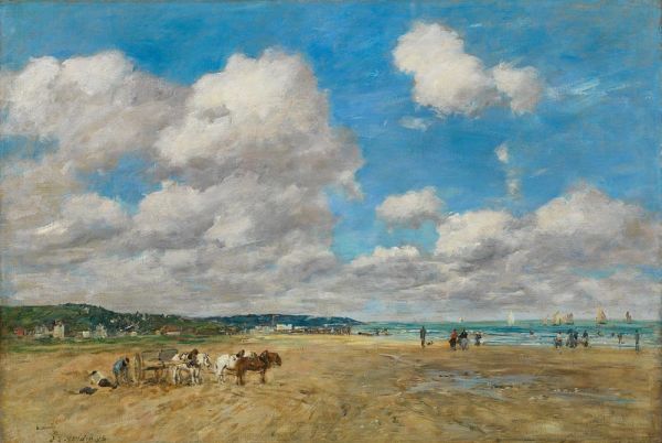 Deauville, 1893 | Eugene Boudin | Painting Reproduction
