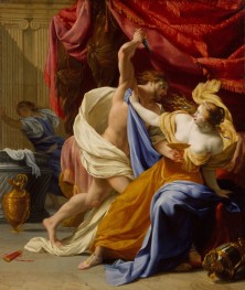 Die Vergewaltigung der Tamar | Eustache Le Sueur | Gemälde Reproduktion