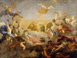 Phaeton Asking Apollo for Permission to Drive the Sun Chariot | Eustache Le Sueur | Painting Reproduction