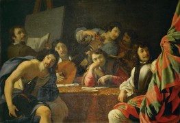 Gathering of Friends | Eustache Le Sueur | Painting Reproduction