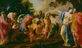 Poliphilo beobachtet den Triumph des Bacchus | Eustache Le Sueur | Gemälde Reproduktion