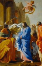 Christ Resurrects the Son of the Widow of Nain | Eustache Le Sueur | Painting Reproduction