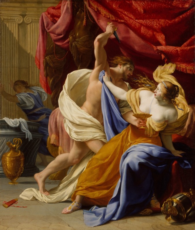 Die Vergewaltigung der Tamar, 1640 | Eustache Le Sueur