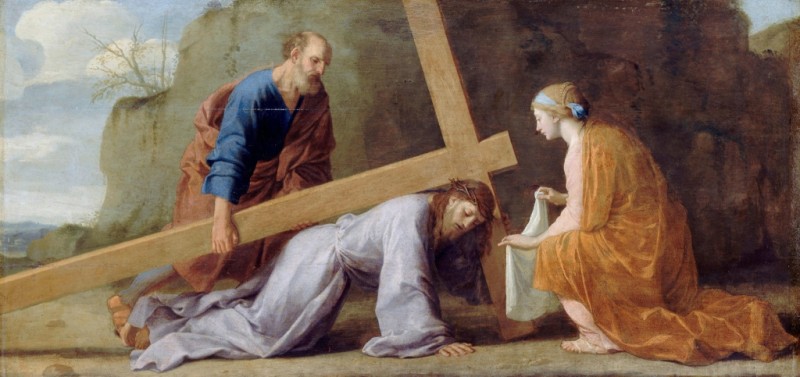 Jesus trägt sein Kreuz, 1651 | Eustache Le Sueur