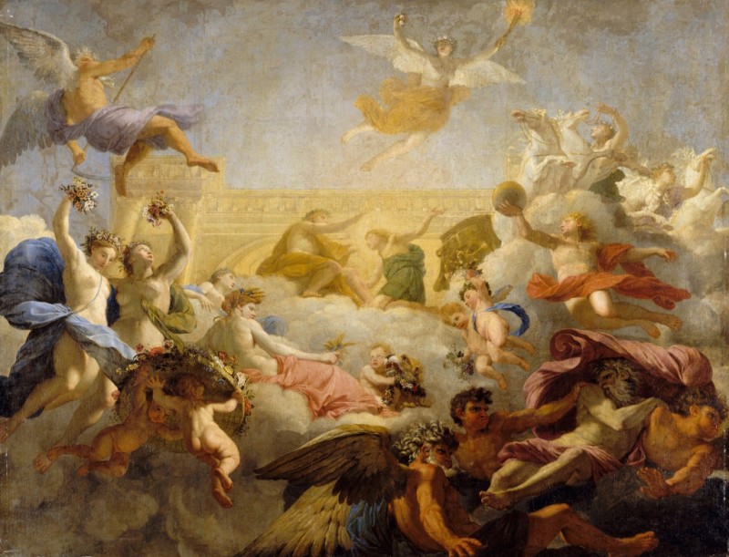 Eustache Le Sueur | Phaeton Asking Apollo for Permission to Drive the Sun Chariot, c.1652/55 Phaeton Asking Apollo for Permission to Drive the Sun Chariot, c.1652/55 | Eustache Le Sueur