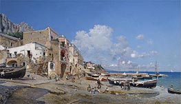 Capri, 1884 von Federico del Campo | Gemälde-Reproduktion