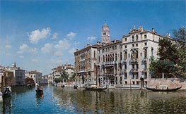 Palazzo Cavalli-Franchetti, Venice, 1890 von Federico del Campo | Gemälde-Reproduktion
