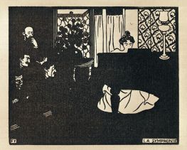 Die Symphonie, 1897 von Félix Vallotton | Gemälde-Reproduktion