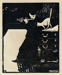 Die Flöte, 1896 von Félix Vallotton | Gemälde-Reproduktion